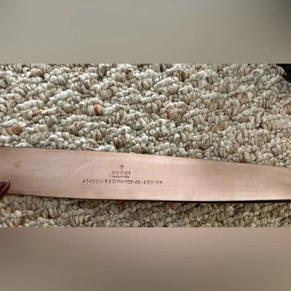 Authentic Men’s Gucci Kingsnake Black Belt - Picture 6 of 9